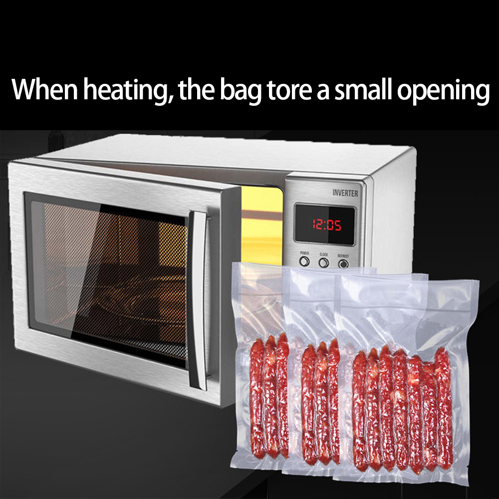 Food Storage Bag - 50pcs ครัวอาหารถุงซีลสูญญากาศ Thicken Sous Vide อาหาร