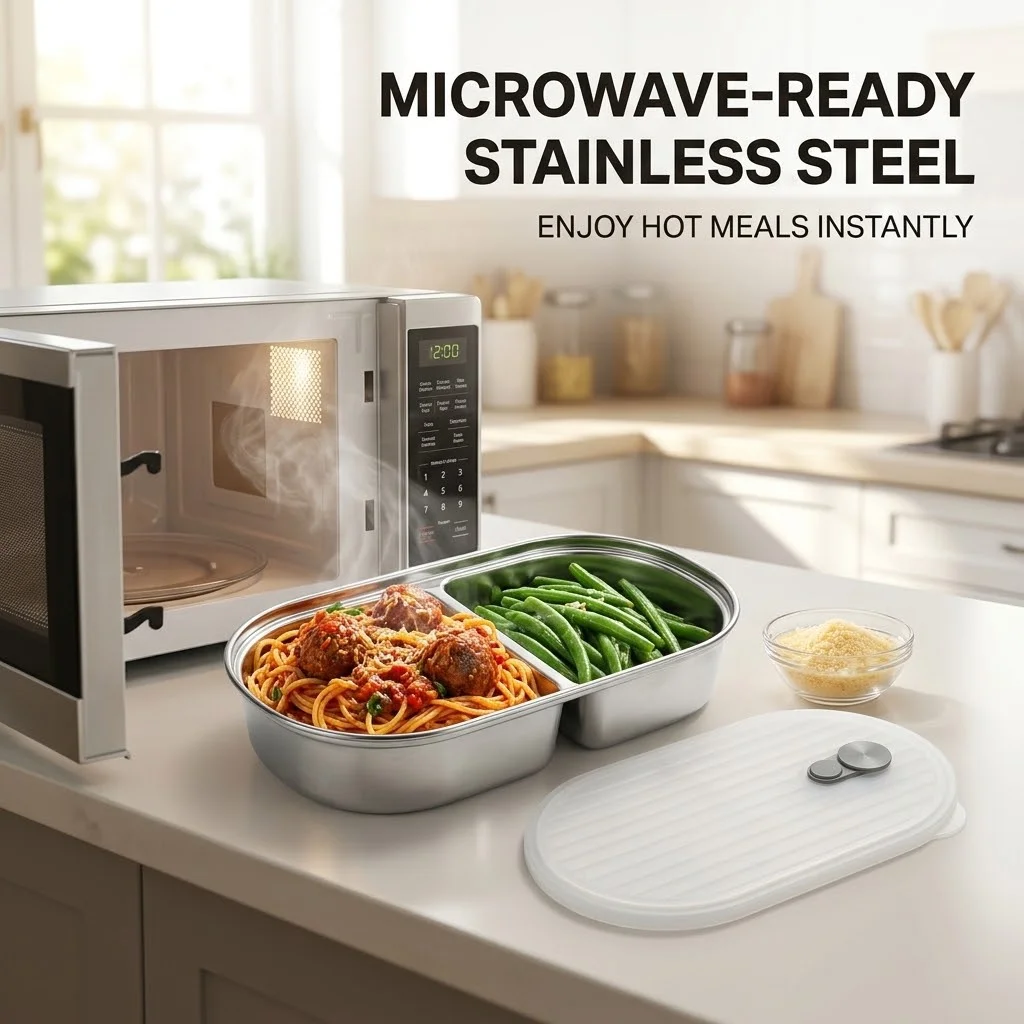 กล่องอาหารกลางวันสแตนเลส 304 ส - Food Storage With Dividers บทวิจารณ์และราคา
