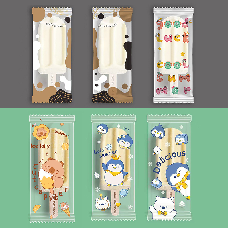 ~100 ชิ้น ถุงไอศกรีมลายการ์ตูน - Food Storage Bag บทวิจารณ์และราคา