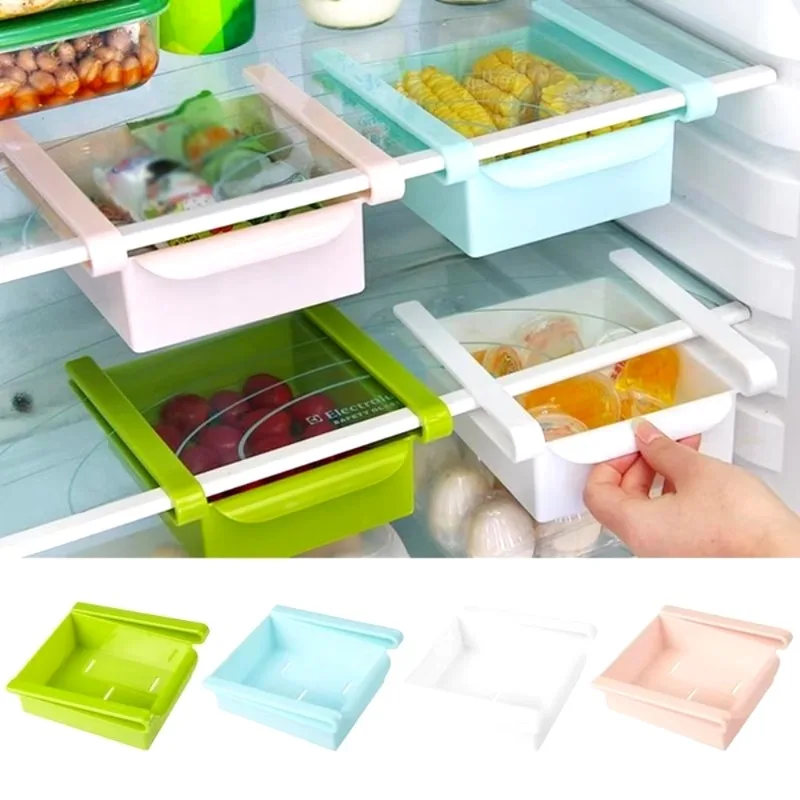 สไลด์ห้องครัวตู้เย็นตู้แช่แข็ง - Food Storage With Dividers บทวิจารณ์และราคา