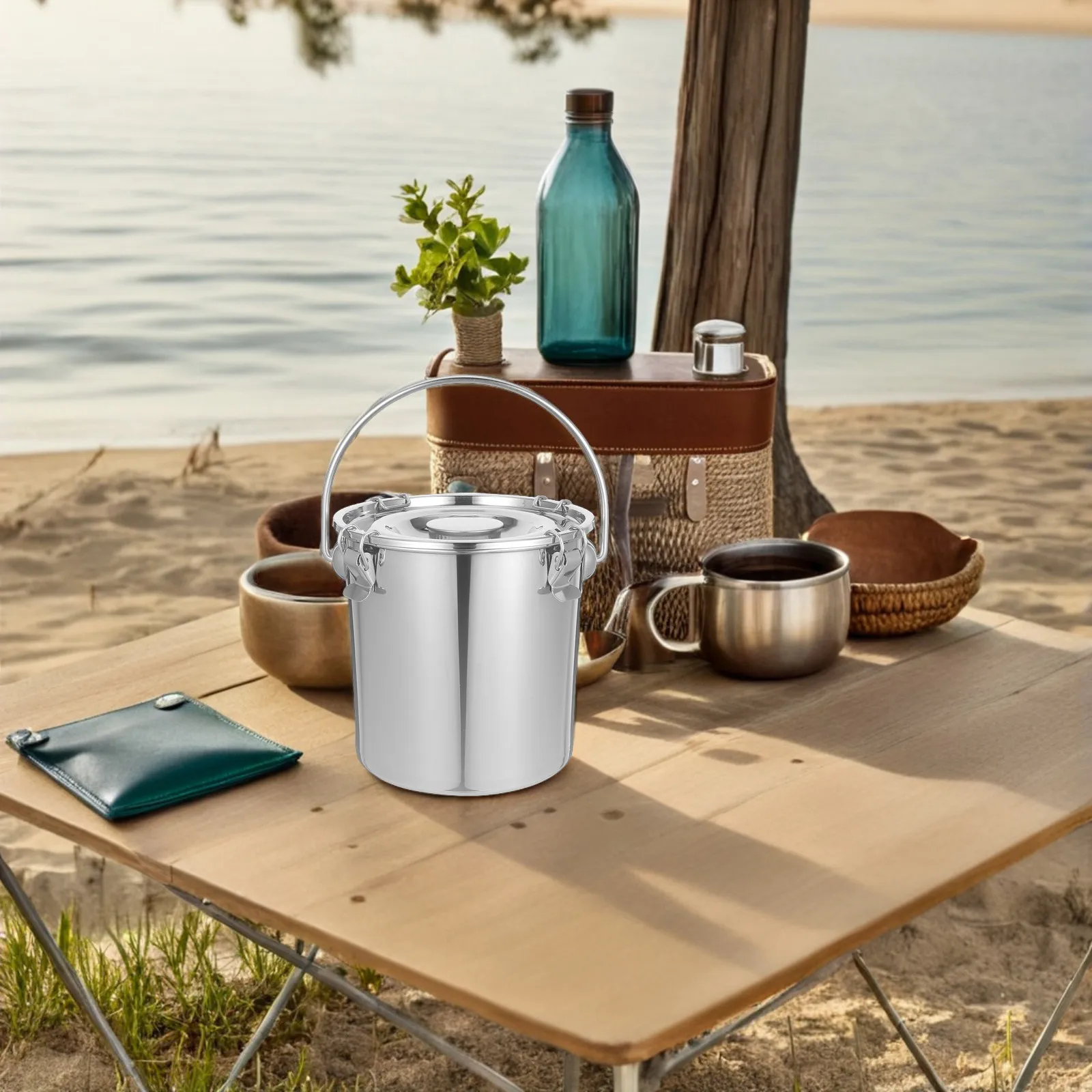 ถังเก็บนมสแตนเลสแบบพกพา ปิดผนึ - Food Storage Containers บทวิจารณ์และราคา